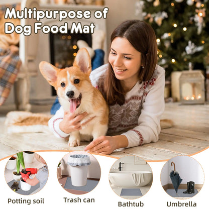 Foldable Cat and Dog Feeding Mat