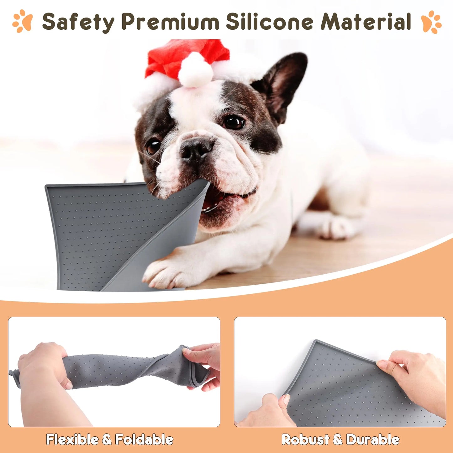 Foldable Cat and Dog Feeding Mat